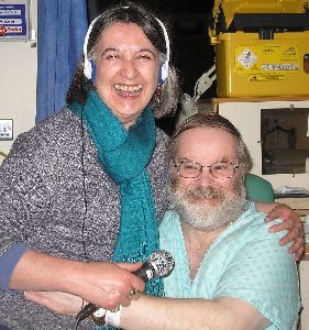 Heather with patient Kevin